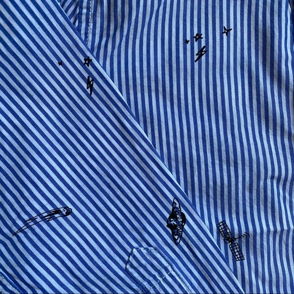 Space Stripe Button Down - Picture 4 of 5